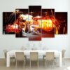Musical Instrument 04 - Music 5 Panel Canvas Art Wall Decor