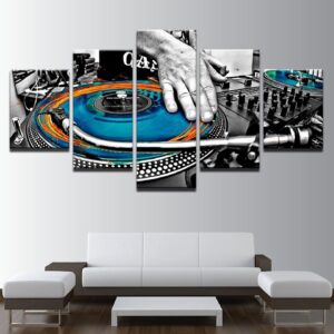 Musical Instruments 1 - Music 5 Panel Canvas Art Wall Decor