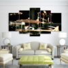 Musical Instruments 53 - Music 5 Panel Canvas Art Wall Decor