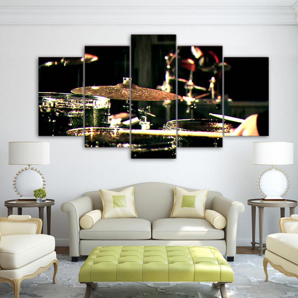 Musical Instruments 53 - Music 5 Panel Canvas Art Wall Decor Musical Instruments 53 - Music 5 Panel Canvas Art Wall Decor