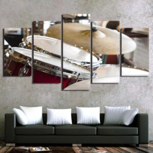 Musical Instruments 54 - Music 5 Panel Canvas Art Wall Decor