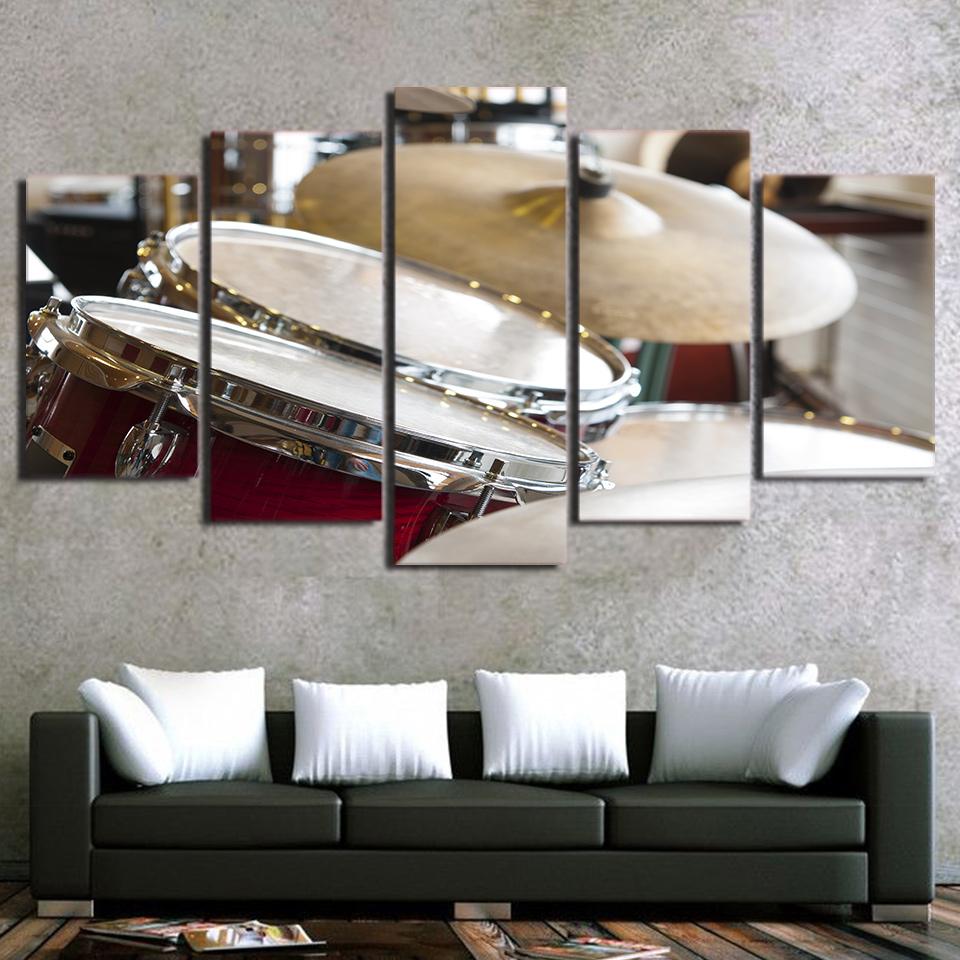 Musical Instruments 54 - Music 5 Panel Canvas Art Wall Decor Musical Instruments 54 - Music 5 Panel Canvas Art Wall Decor