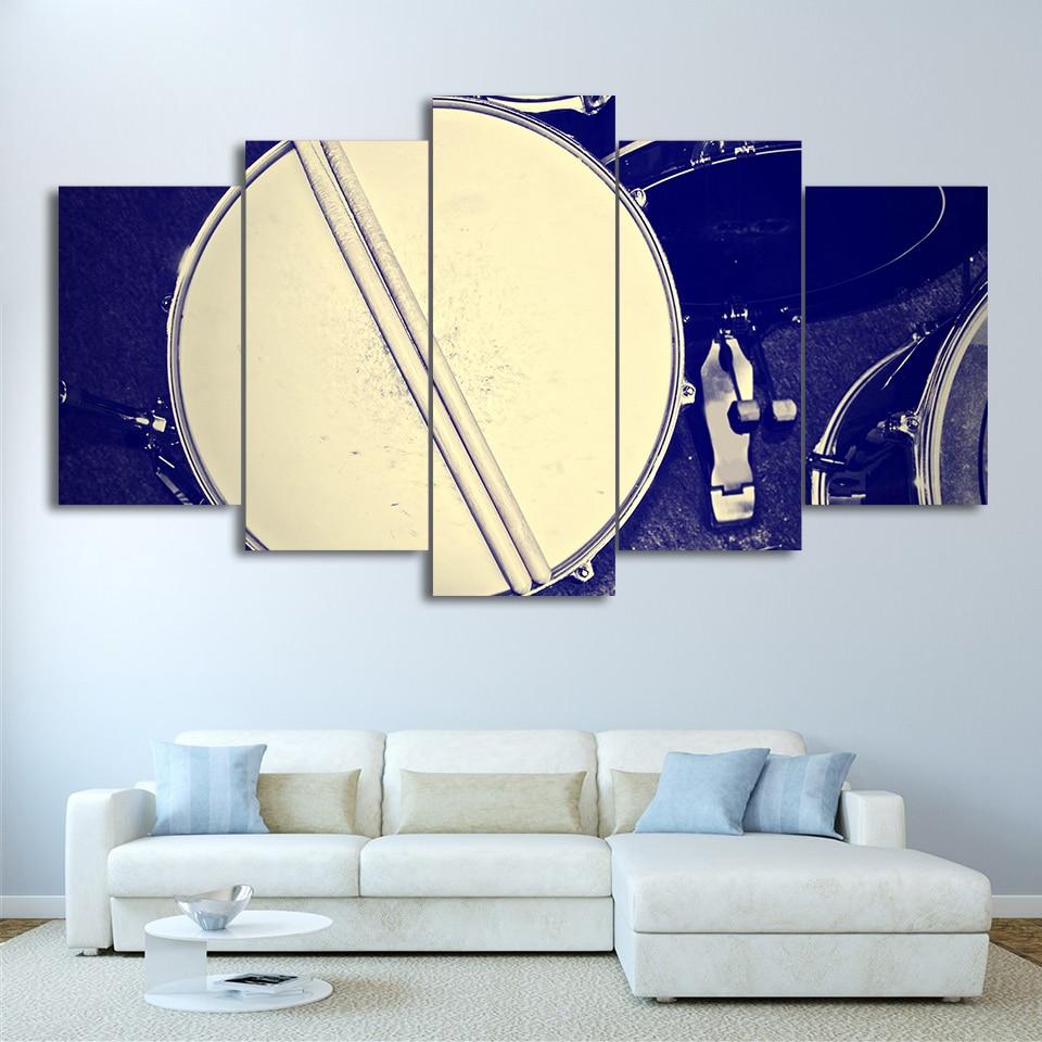 Musical Instruments 55 - Music 5 Panel Canvas Art Wall Decor Musical Instruments 55 - Music 5 Panel Canvas Art Wall Decor