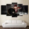 Musical Instruments 57 - Music 5 Panel Canvas Art Wall Decor