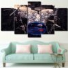 Musical Instruments 59 - Music 5 Panel Canvas Art Wall Decor