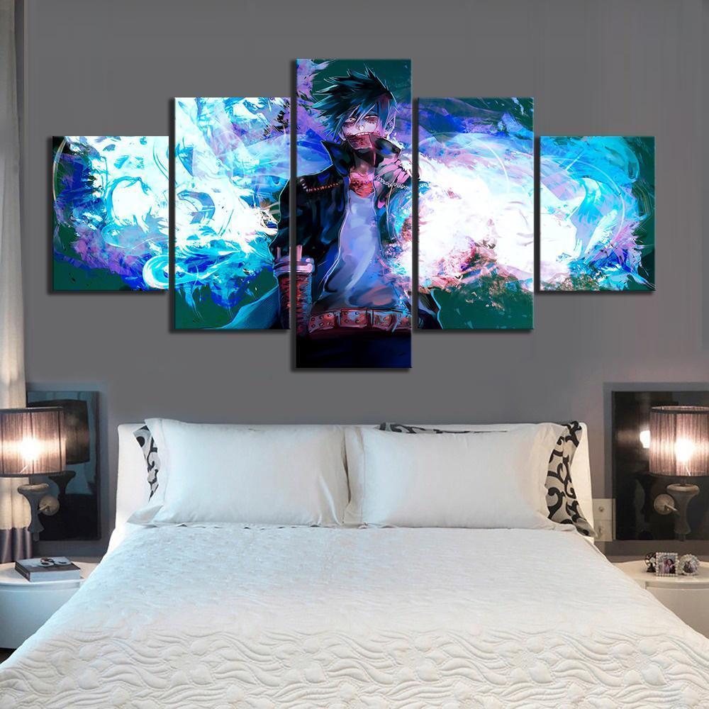 My Hero Academia Dabi 2 Anime - 5 Panel Canvas Art Wall Decor My Hero Academia Dabi 2 Anime - 5 Panel Canvas Art Wall Decor
