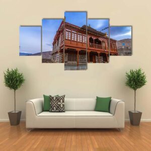 Nako Monastery In Kinnaur Valley Himachal Pradesh - Nature 5 Panel Canvas Art Wall Decor