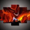 Naruto 1 - Anime 5 Panel Canvas Art Wall Decor