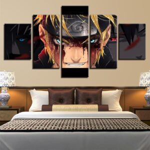 Naruto 18 - Anime 5 Panel Canvas Art Wall Decor