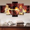 Naruto 2 - Anime 5 Panel Canvas Art Wall Decor