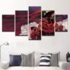 Naruto 20 - Anime 5 Panel Canvas Art Wall Decor