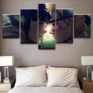 Naruto 86 - Anime 5 Panel Canvas Art Wall Decor