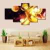 Naruto Anime - Anime 5 Panel Canvas Art Wall Decor
