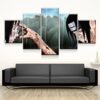Naruto: Itachi And Sasuke - Bloody - Anime 5 Panel Canvas Art Wall Decor