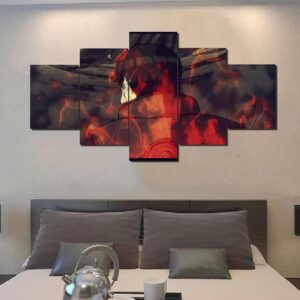 Naruto Might Guy - Anime 5 Panel Canvas Art Wall Decor
