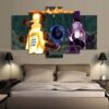 Naruto: “The Final Showdown” - Anime 5 Panel Canvas Art Wall Decor