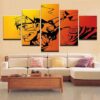 Naruto - Abstract 5 Panel Canvas Art Wall Decor
