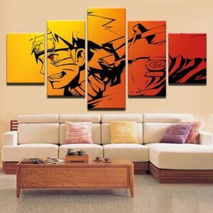 Naruto - Abstract 5 Panel Canvas Art Wall Decor