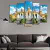 National Museum In Barcelona 01 - Nature 5 Panel Canvas Art Wall Decor