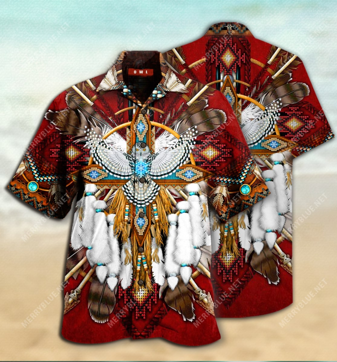 Native American Symbol All Over Printed Hawaiian Shirt Native American Symbol All Over Printed Hawaiian Shirt
