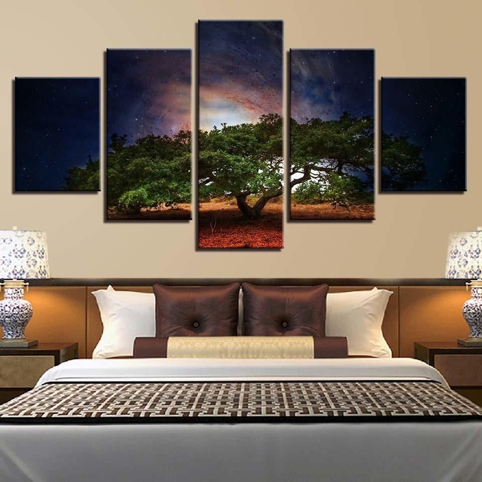 Natural 3 - Nature 5 Panel Canvas Art Wall Decor Natural 3 - Nature 5 Panel Canvas Art Wall Decor