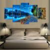 Natural Autumn - Nature 5 Panel Canvas Art Wall Decor
