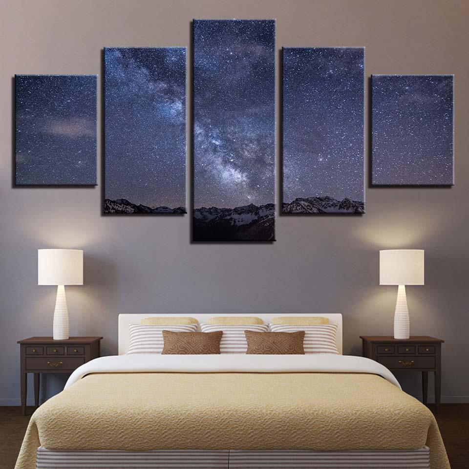 Natural - Nature 5 Panel Canvas Art Wall Decor Natural - Nature 5 Panel Canvas Art Wall Decor