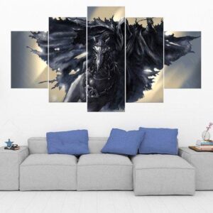 Nazgul Witch King Lord Of The Rings - Movie 5 Panel Canvas Art Wall Decor