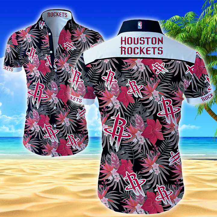 Nba Houston Rockets Hawaiian Hawaiian Shirt Summer Button Up Nba Houston Rockets Hawaiian Hawaiian Shirt Summer Button Up