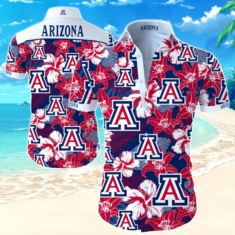 Ncaa Arizona Wildcats Hawaiian Shirt Summer Button Up Ncaa Arizona Wildcats Hawaiian Shirt Summer Button Up