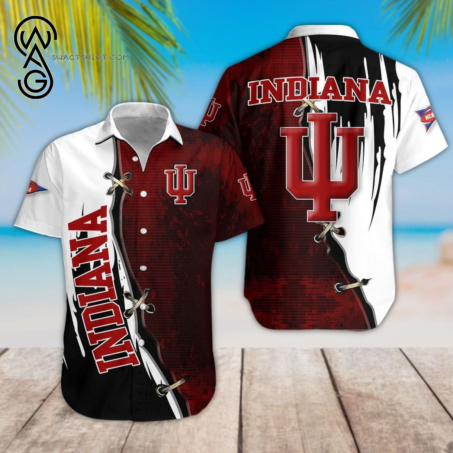Ncaa Indiana Hoosiers Sport Team Hawaiian Shirt Ncaa Indiana Hoosiers Sport Team Hawaiian Shirt