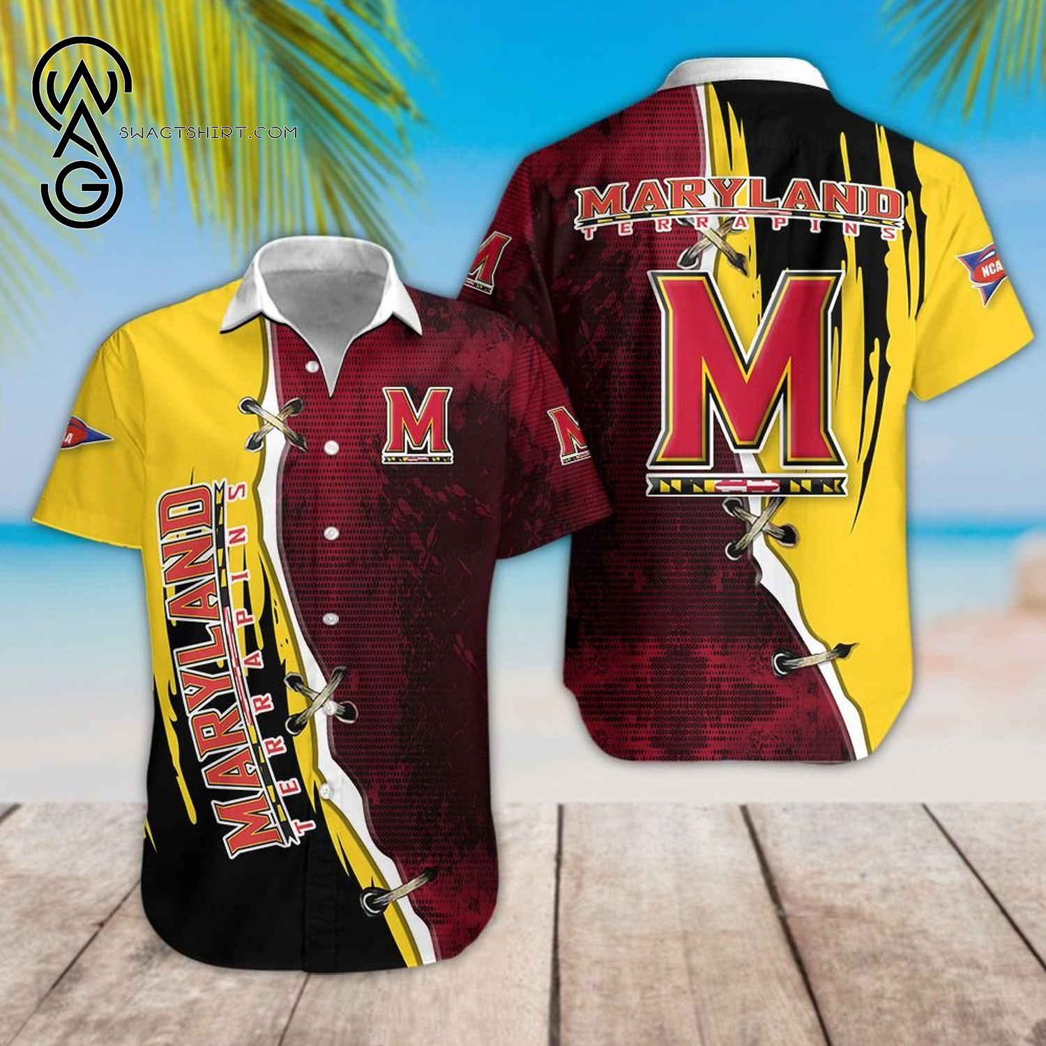 Ncaa Maryland Terrapins Sport Team Hawaiian Shirt Ncaa Maryland Terrapins Sport Team Hawaiian Shirt