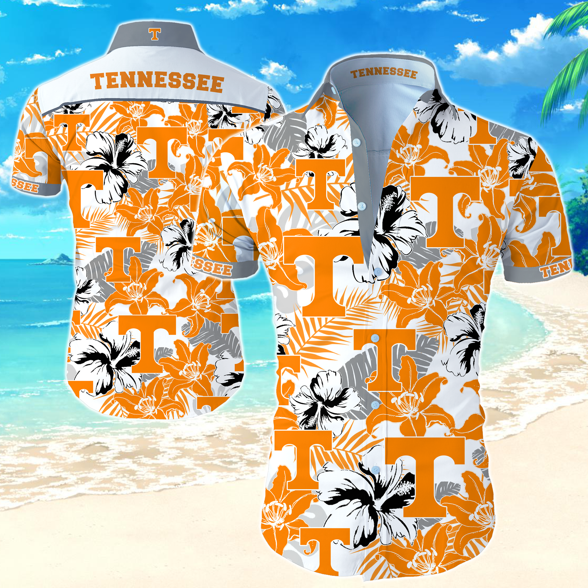 Ncaa Tennessee Volunteers Hawaiian Shirt Summer Button Up Ncaa Tennessee Volunteers Hawaiian Shirt Summer Button Up