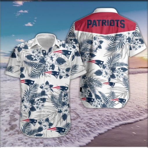 New England Patriots Hawaiian Shirt Summer Button Up New England Patriots Hawaiian Shirt Summer Button Up