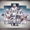 New England Patriots Sports - Sport 5 Panel Canvas Art Wall Decor
