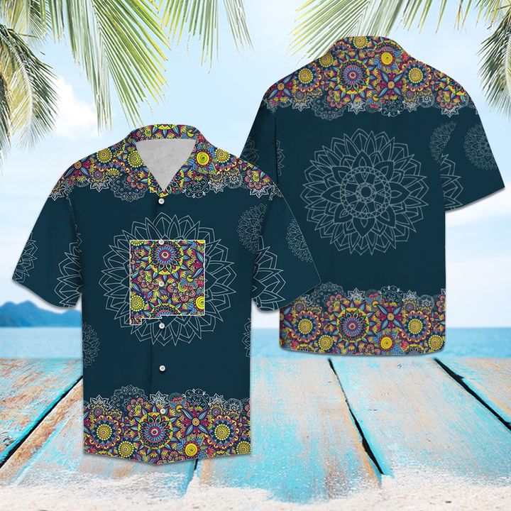 New Mexico Mandala Hawaiian Shirt Summer Button Up New Mexico Mandala Hawaiian Shirt Summer Button Up