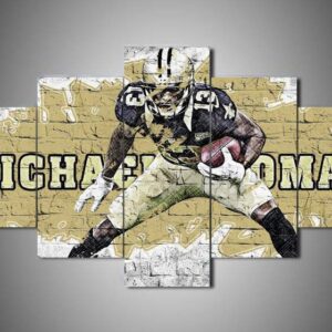 New Orleans Saints - Michael Thomas - Sport 5 Panel Canvas Art Wall Decor