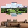 New York Central Park View From Belveder - Nature 5 Panel Canvas Art Wall Decor