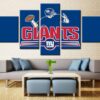 New York Giants 2 - Sport 5 Panel Canvas Art Wall Decor