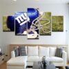 New York Giants 5 - Sport 5 Panel Canvas Art Wall Decor