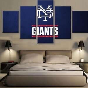 New York Giants Football - Sport 5 Panel Canvas Art Wall Decor