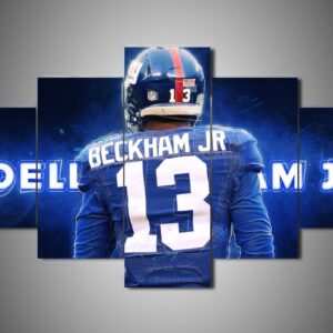 New York Giants - Odell Beckham Jr. - Sport 5 Panel Canvas Art Wall Decor