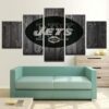 New York Jets Sports - Sport 5 Panel Canvas Art Wall Decor