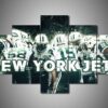 New York Jets Team 1 - Sport 5 Panel Canvas Art Wall Decor