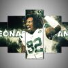 New York Jets - Leonard Williams - Sport 5 Panel Canvas Art Wall Decor
