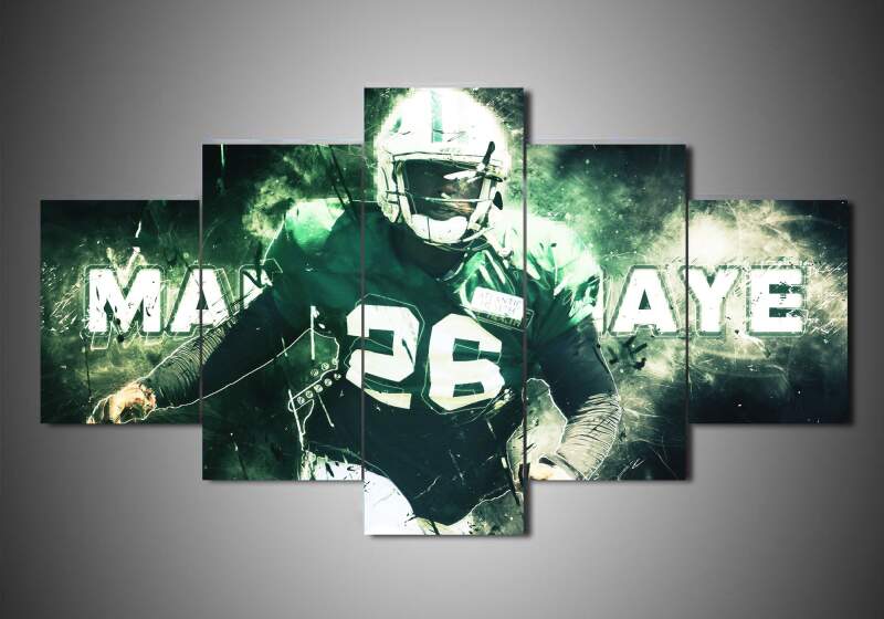 New York Jets - Marcus Maye - Sport 5 Panel Canvas Art Wall Decor New York Jets - Marcus Maye - Sport 5 Panel Canvas Art Wall Decor