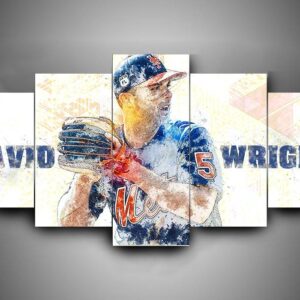 New York Mets 2 - Sport 5 Panel Canvas Art Wall Decor