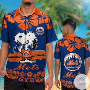 New York Mets Snoopy Hawaiian Shirt