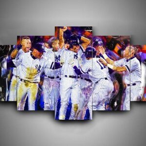 New York Yankees 5 - Sport 5 Panel Canvas Art Wall Decor