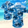 Nfl Detroit Lions Hawaiian Shirt Summer Button Up